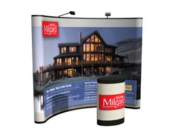 10 ft. Curved Floor Tradeshow Display