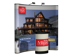 8 ft. Curved Floor Tradeshow Display